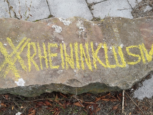 Streckenmarkierung in Dortmund